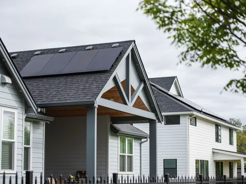 New solar panels installed on an Oregon roof