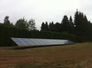 home solar array