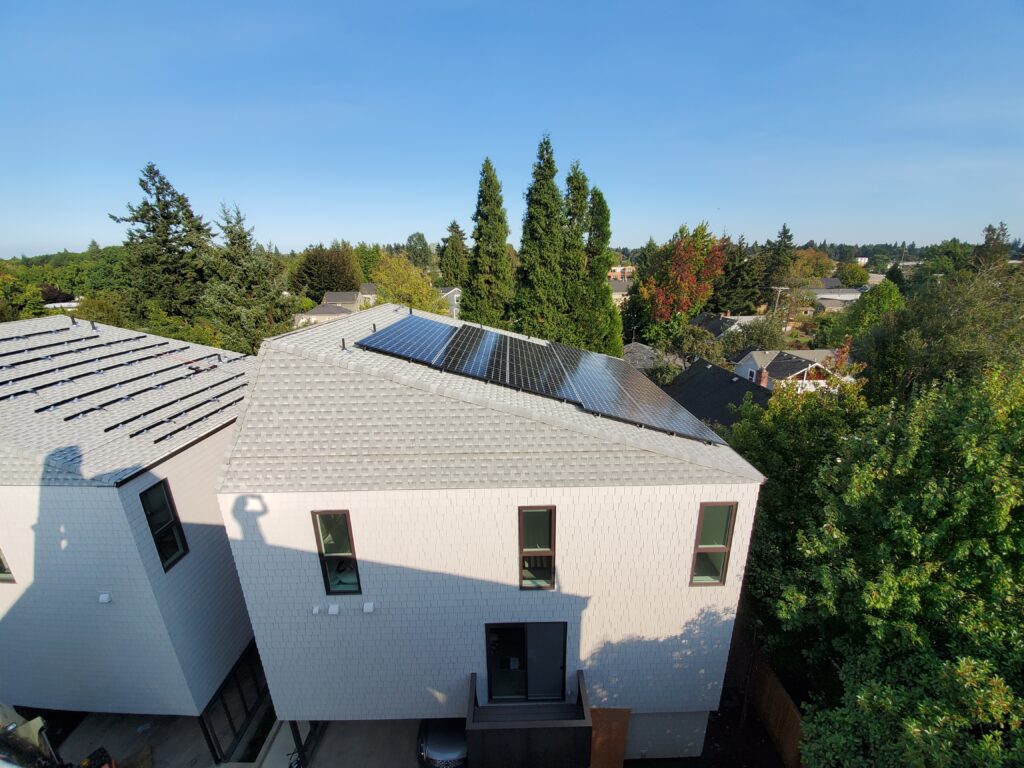 Oregon city solar roof installation