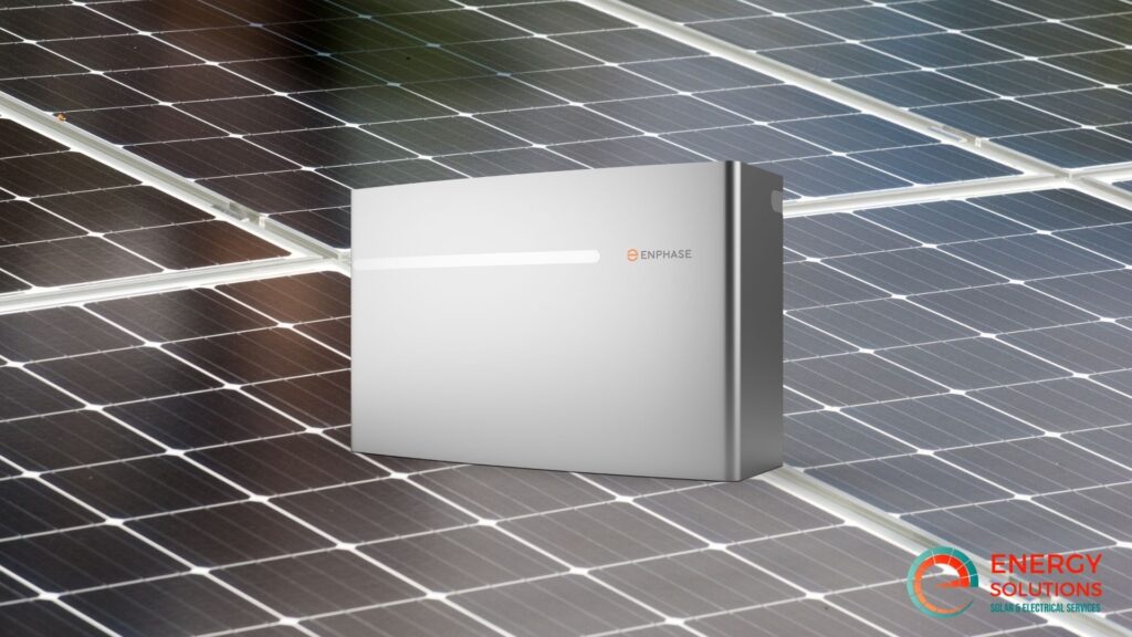 a close up of solar panels on the ground