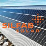 usa made solar panels by silfab on the roof of a building in the snow
