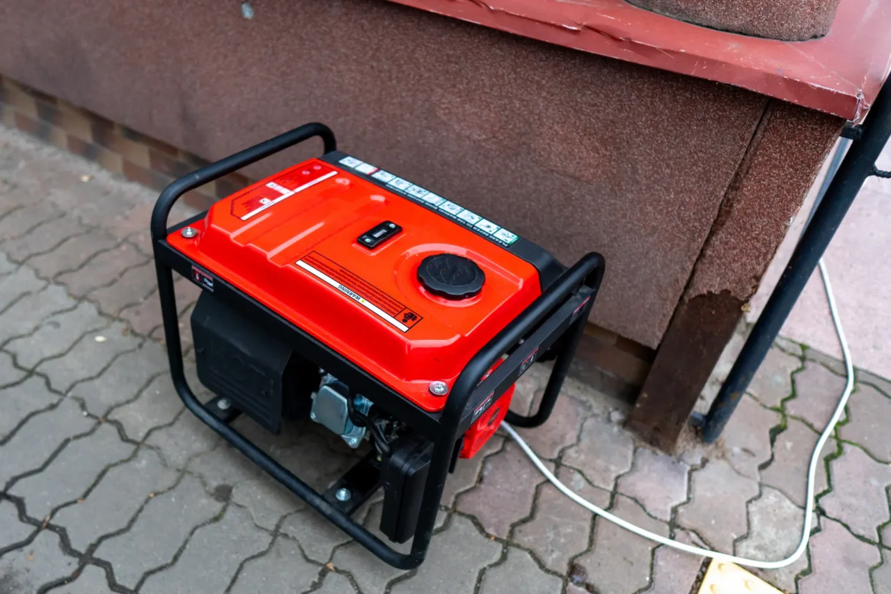 Generac standby generator installed beside a home.